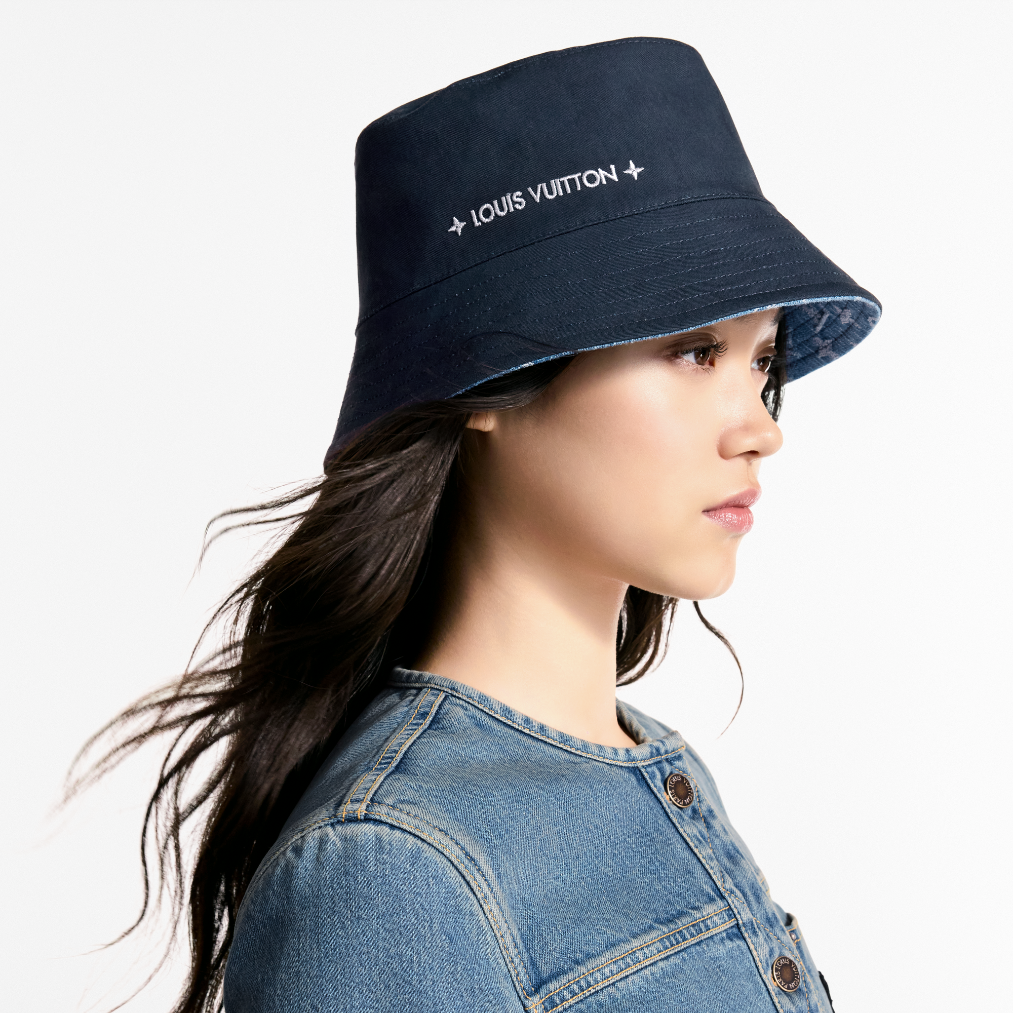 Cappello Denim S00 Donna Accessori Cappelli e Berretti | LOUIS VUITTON (Zoom prodotto)